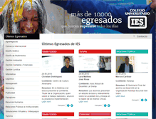 Tablet Screenshot of egresados.ies21.edu.ar